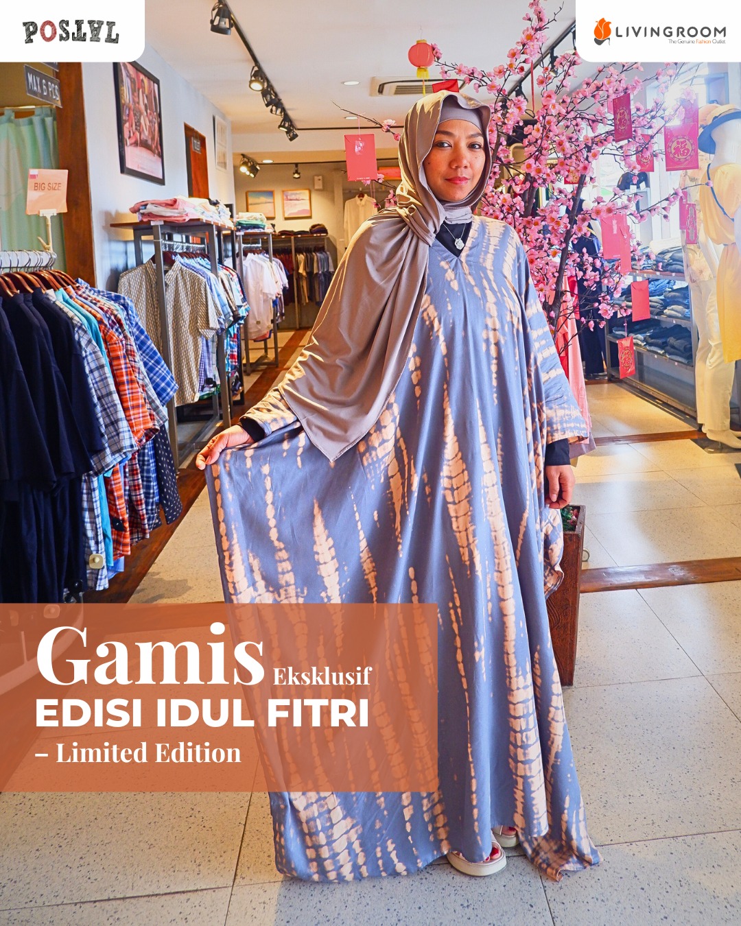 Tampil Istimewa di Hari Kemenangan ✨
Sambut Idul Fitri dengan koleksi Gamis Eksklusif Limited Edition. Perpaduan motif tie-dye yang unik dan siluet yang longgar memberikan kesan anggun namun tetap nyaman untuk silaturahmi seharian.
Karena yang spesial tak datang dua kali. Pastikan kamu tampil percaya diri dengan koleksi terbatas dari kami. 🕊️
#GamisEksklusif #IdulFitri2026 #LebaranVibes #ModestFashion #GamisTieDye #OOTDIdulFitri #LimitedEdition #FashionMuslim #LivingroomFashion